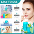 AURUZA Ice Face Roller and Gua Sha Set, Ice Roller for Face & Eye Puffiness Relief Beauty Facial Rollers Mold Icing Self Skin Care Massage Cube Sk...
